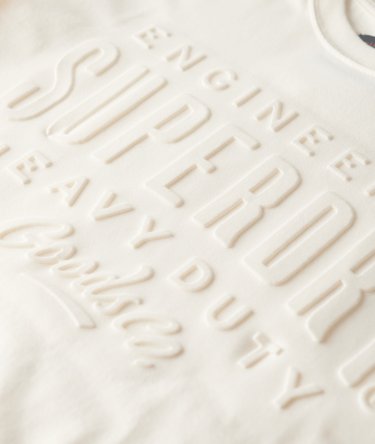 Logo T-shirt med præget grafik Image 6