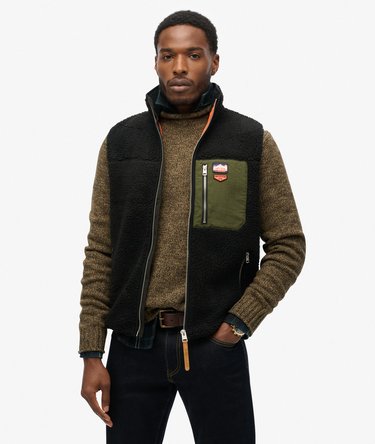 Vintage retro fleece bodywarmer Image 1