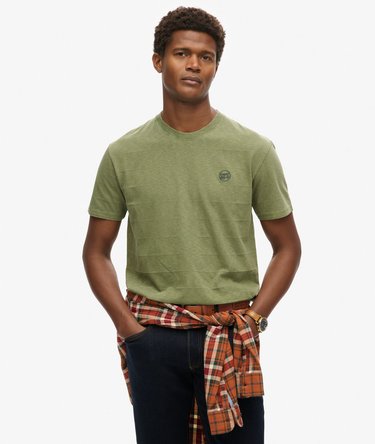 Organic Cotton Vintage Texture T-Shirt Image 1