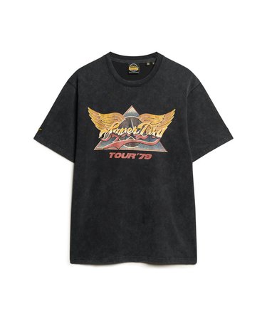 Oversized 70er Band T-shirt med rockgrafik Image 7