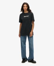 Oversized Retro Rock Graphic T-Shirt