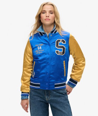 Luxe Varsity Jacket Image 5