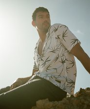 Kurzärmeliges Strandhemd