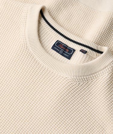 Textured Crew Knitted Jumper Image 5