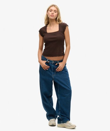 Athletic Essentials Square Neck Top Image 2
