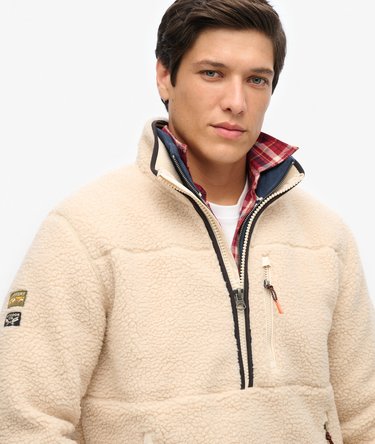 Outdoor Fleecejacke mit halbem Reißverschluss Image 3