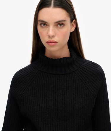 Gerippter Essential Strickpullover Image 3