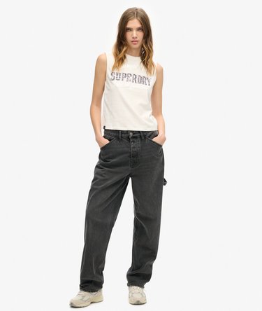 Embellished Archive Fitted Tank Top Image 2