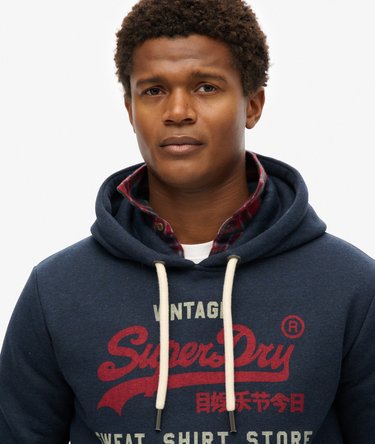 Lässiges Vintage Logo Heritage Hoodie Image 3