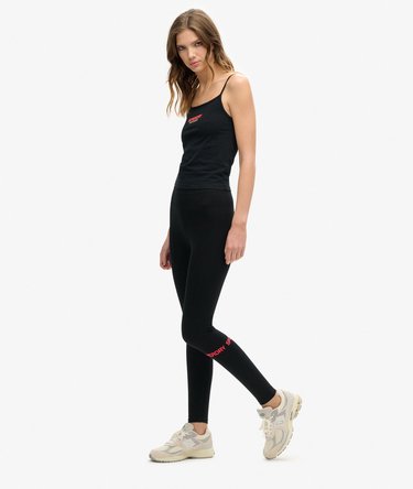 Sportliche Leggins mit hohem Bund Image 5
