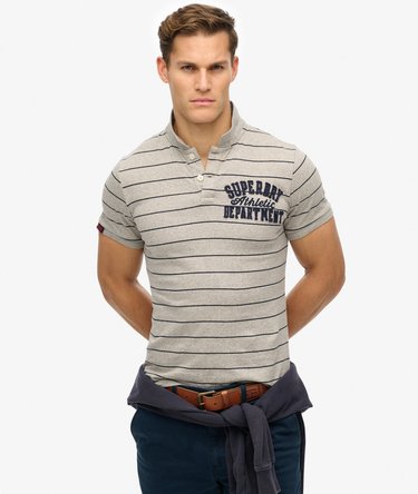 Vintage Athletic Jersey Polo Shirt Image 1