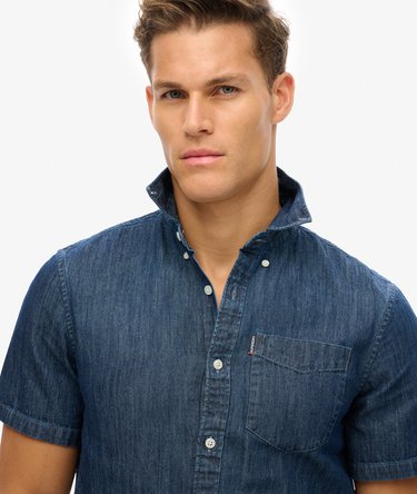Chemise en jean à manches courtes Essential Image 3