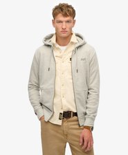 Essential Logo Half Brushed Zip Hoodie