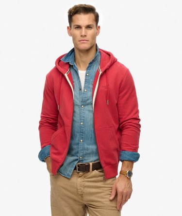 Essential Logo Zip Hoodie Image 1