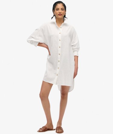 Ibiza Longline Beach Shirt Image 2