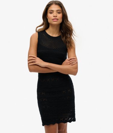 Crochet Mini Dress Image 1