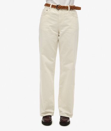 Jeans mit weitem Bein und mittlerer Leibhöhe Image 2