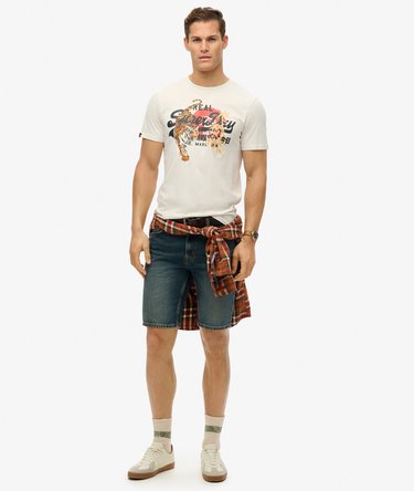 Lässiges Vintage Tokyo T-Shirt mit Logo Image 2