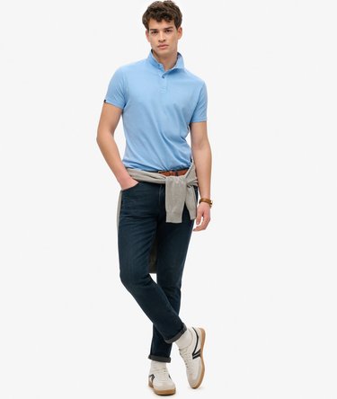 Essential Jersey Polo Top Image 2