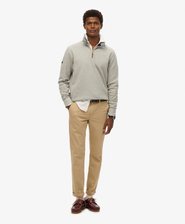 Core Pique Henley Sweatshirt
