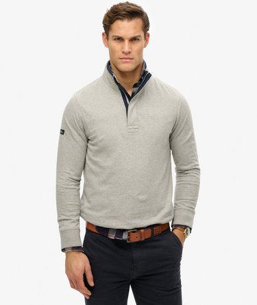 Cotton Classics Jersey Half Zip Jumper Image 1
