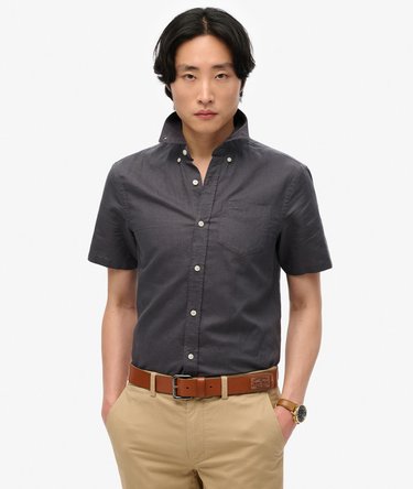 Cotton Linen Short Sleeve Shirt Image 1
