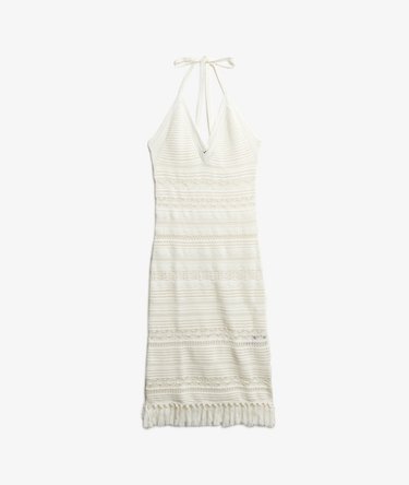 Crochet Tassel Midi Dress Image 6