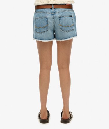 Mini short en jean taille standard Image 3