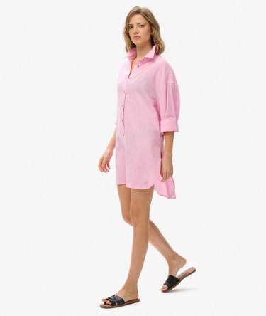 Ibiza Longline Beach Shirt Image 3