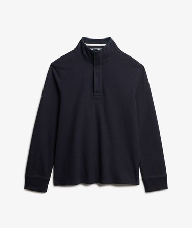Klassischer Henley-Jerseypullover aus Baumwolle Image 6
