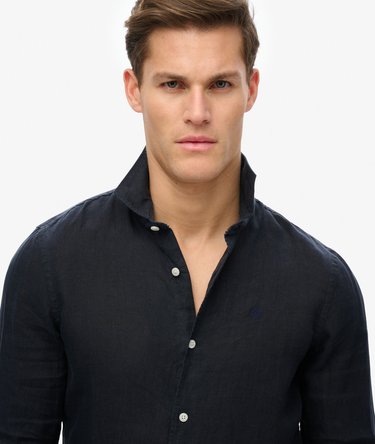 Chemise brodée en lin Vacation Image 3