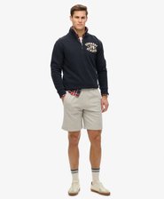 Vintage Athletic sweatshirt met halve ritssluiting