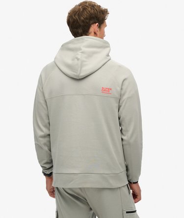Tech hoodie met logo en losse pasvorm Image 4