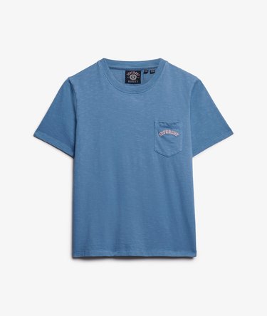 T-shirt à poche et logo Garment Dye Essential Image 6