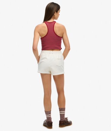 Athletic Essentials-shorts med tonalt broderi Image 5