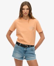 Athletic metallic T-shirt