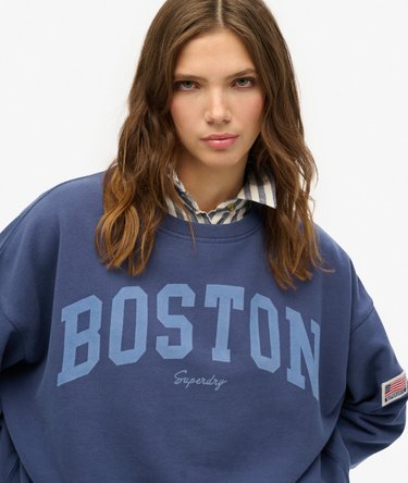 Athletic Essentials Relaxed Sweatshirt mit Rundhalsausschnitt Image 3