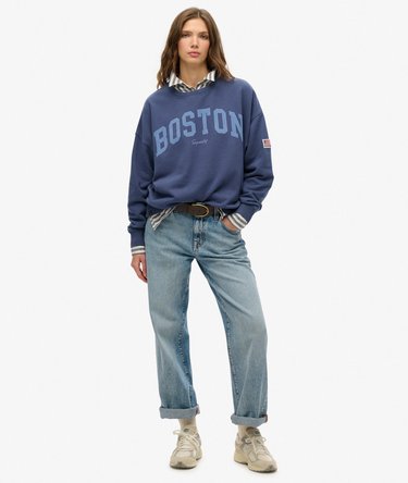 Athletic Essentials Relaxed Sweatshirt mit Rundhalsausschnitt Image 2