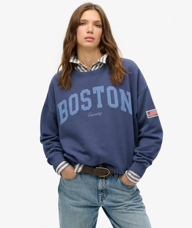 Athletic Essentials Relaxed Sweatshirt mit Rundhalsausschnitt Image 1