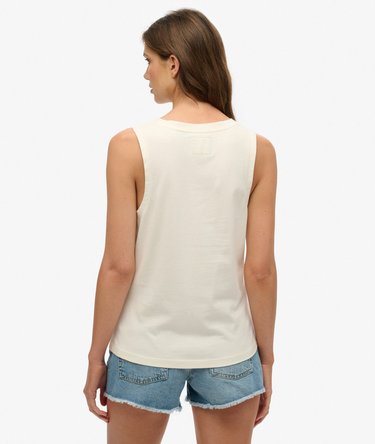Vintage Logo Neon Scoop Neck Tank Image 4