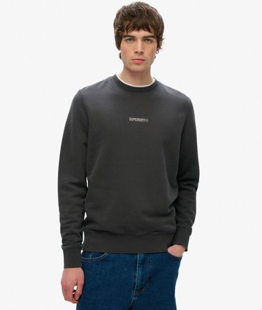 Sweatshirt met ronde hals en micrologo Image 1
