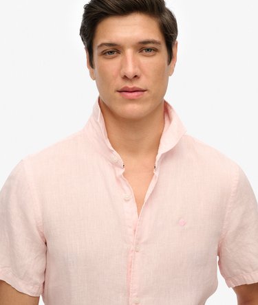 Camicia in lino Vacation ricamata SD Image 3