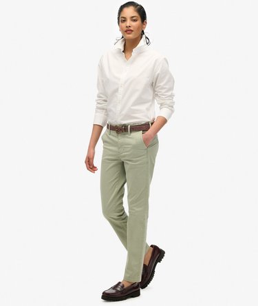 Pantalon chino à taille mi-haute Image 4