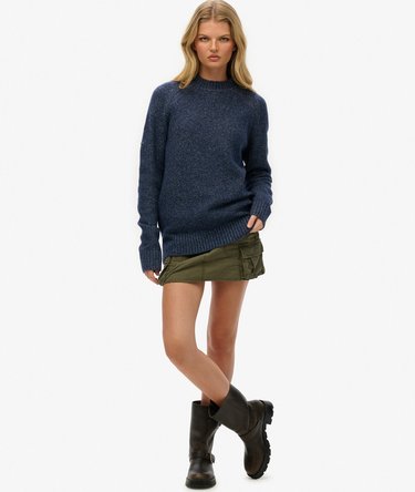 Oversized Chunky Raglan Jumper Image 2