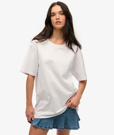 Oversized Essential T-shirt met relaxte pasvorm Image 1