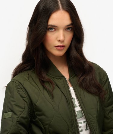 Oversized Surplus quiltet linerjakke Image 3