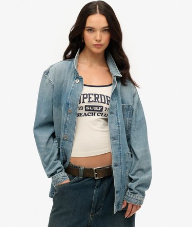 The Merchant Store – Workwear Jacke in Übergröße Image 1