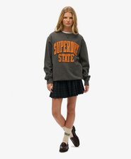 Oversized Vintage Athletic Crew Sweatshirt