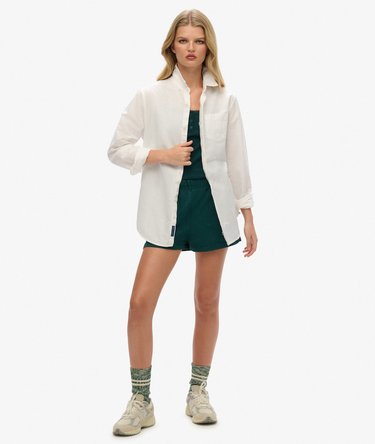 Oversized Studios Linen Button Down Shirt Image 2