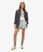 Oversized Casual Linen Long Sleeve Shirt